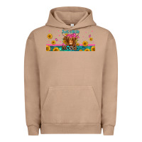 Pigment Burro just a little moody long haired cow Urban Hoodie - Jasminsmagicworld