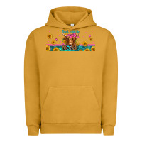 Pigment Peanut Butter just a little moody long haired cow Urban Hoodie - Jasminsmagicworld