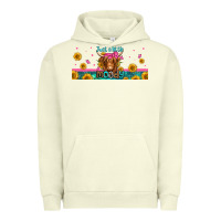 Pigment Pistachio just a little moody long haired cow Urban Hoodie - Jasminsmagicworld