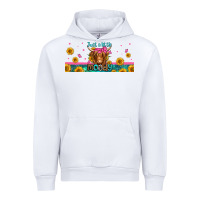 White just a little moody long haired cow Urban Hoodie - Jasminsmagicworld