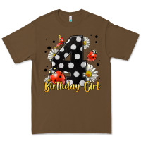 Cacao ladybug birthday girl age 4 Premium Tee - LillyAllenDesigns