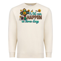 Sandshell a lot can happen in three days Premium Sweatshirt - Zillion Design Studio