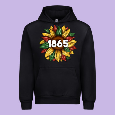 Juneteenth 1865 Sunflower Urban Hoodie Designed By Artiststas