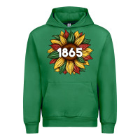 Emerald juneteenth 1865 sunflower Urban Hoodie - Artiststas