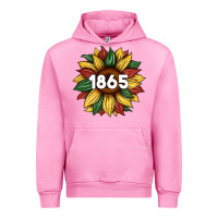 Fuchsia Pink juneteenth 1865 sunflower Urban Hoodie - Artiststas