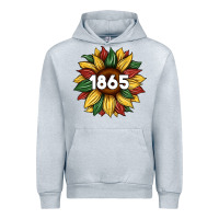 Heather Grey juneteenth 1865 sunflower Urban Hoodie - Artiststas