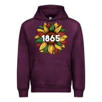 Mauve Wine juneteenth 1865 sunflower Urban Hoodie - Artiststas