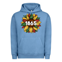 Pigment Pebble Blue juneteenth 1865 sunflower Urban Hoodie - Artiststas