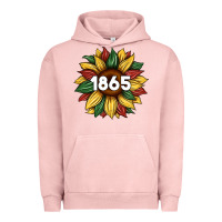 Pigment Salmon juneteenth 1865 sunflower Urban Hoodie - Artiststas