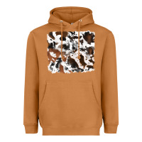 Meerkat cowhide mixed background Heavyweight Hoodie - RanaPortraitStore
