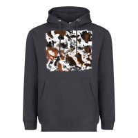 Smoke cowhide mixed background Heavyweight Hoodie - RanaPortraitStore