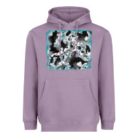 Lavender cowhide glitter tooled leather background Heavyweight Hoodie - RanaPortraitStore