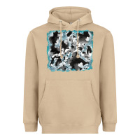 Mushroom cowhide glitter tooled leather background Heavyweight Hoodie - RanaPortraitStore