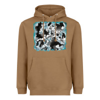 Toasted Coconut cowhide glitter tooled leather background Heavyweight Hoodie - RanaPortraitStore
