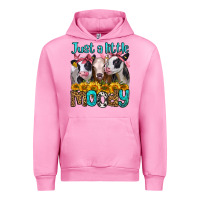 Fuchsia Pink just a little moody heifers Urban Hoodie - Jasminsmagicworld