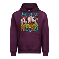 Mauve Wine just a little moody heifers Urban Hoodie - Jasminsmagicworld