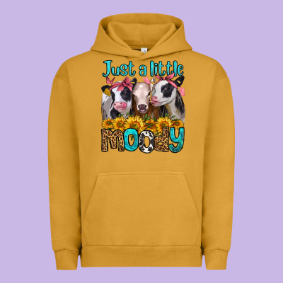 Just A Little Moody Heifers Urban Hoodie Designed By Jasminsmagicworld