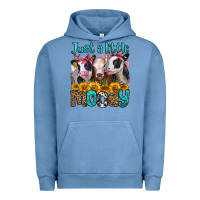 Pigment Pebble Blue just a little moody heifers Urban Hoodie - Jasminsmagicworld