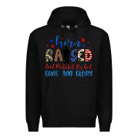 Black born raised and protected by god guns and glory Premium Hoodie - JahusDesignShop