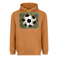 Meerkat glitter soccer leopard Heavyweight Hoodie - RanaPortraitStore