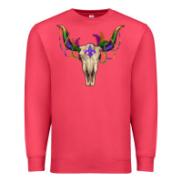 Cardinal mardi gras bullskull Premium Sweatshirt - RanaPortraitStore