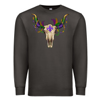 Smoke mardi gras bullskull Premium Sweatshirt - RanaPortraitStore