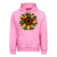 Fuchsia Pink juneteenth sunflower Urban Hoodie - Artiststas