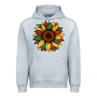 Heather Grey juneteenth sunflower Urban Hoodie - Artiststas