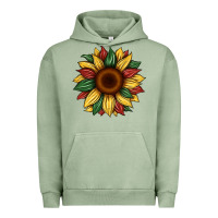 Pigment Oil Green juneteenth sunflower Urban Hoodie - Artiststas