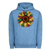 Pigment Pebble Blue juneteenth sunflower Urban Hoodie - Artiststas