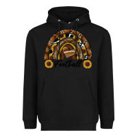 Black football rainbow Heavyweight Hoodie - RanaPortraitStore