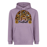 Lavender football rainbow Heavyweight Hoodie - RanaPortraitStore