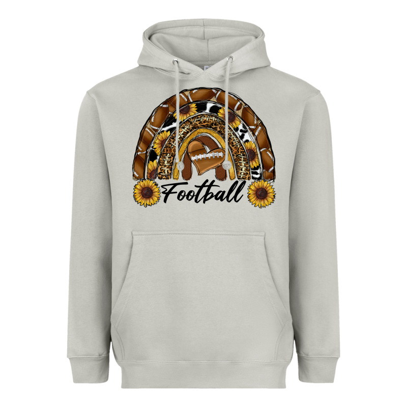 Football Rainbow Heavyweight Hoodie by RanaPortraitStore | Teevron