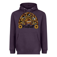 Plum football rainbow Heavyweight Hoodie - RanaPortraitStore