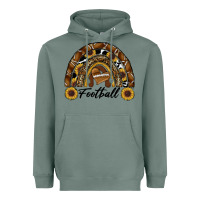Sage football rainbow Heavyweight Hoodie - RanaPortraitStore