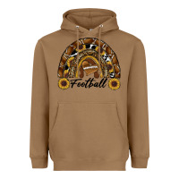 Toasted Coconut football rainbow Heavyweight Hoodie - RanaPortraitStore