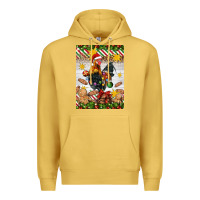 Antique Gold Christmas rooster Premium Hoodie - Artiststas