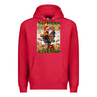 Cardinal Christmas rooster Premium Hoodie - Artiststas