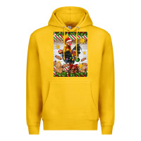 Lemon Christmas rooster Premium Hoodie - Artiststas