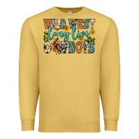 Antique Gold wild west long live cowboys Premium Sweatshirt - Zillion Design Studio