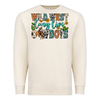 Sandshell wild west long live cowboys Premium Sweatshirt - Zillion Design Studio