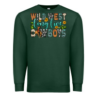 Sports Green wild west long live cowboys Premium Sweatshirt - Zillion Design Studio