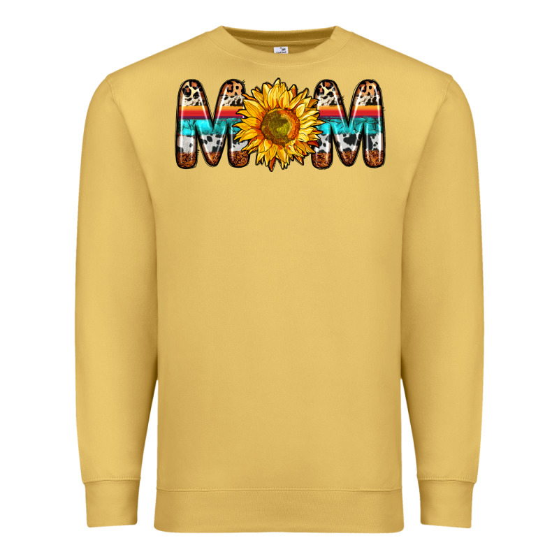 Mom Sunflower Premium Sweatshirt by Zillion Design Studio | Teevron