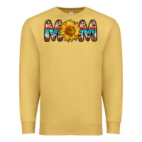 Antique Gold mom sunflower Premium Sweatshirt - Zillion Design Studio