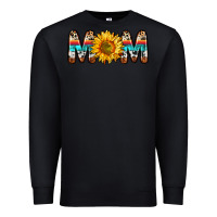 Black mom sunflower Premium Sweatshirt - Zillion Design Studio