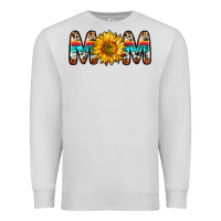 Dove Grey mom sunflower Premium Sweatshirt - Zillion Design Studio