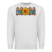 Oatmeal Heather mom sunflower Premium Sweatshirt - Zillion Design Studio