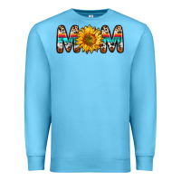Ocean Blue mom sunflower Premium Sweatshirt - Zillion Design Studio