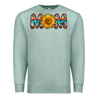 Seafoam mom sunflower Premium Sweatshirt - Zillion Design Studio
