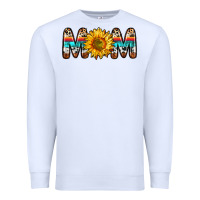 White mom sunflower Premium Sweatshirt - Zillion Design Studio